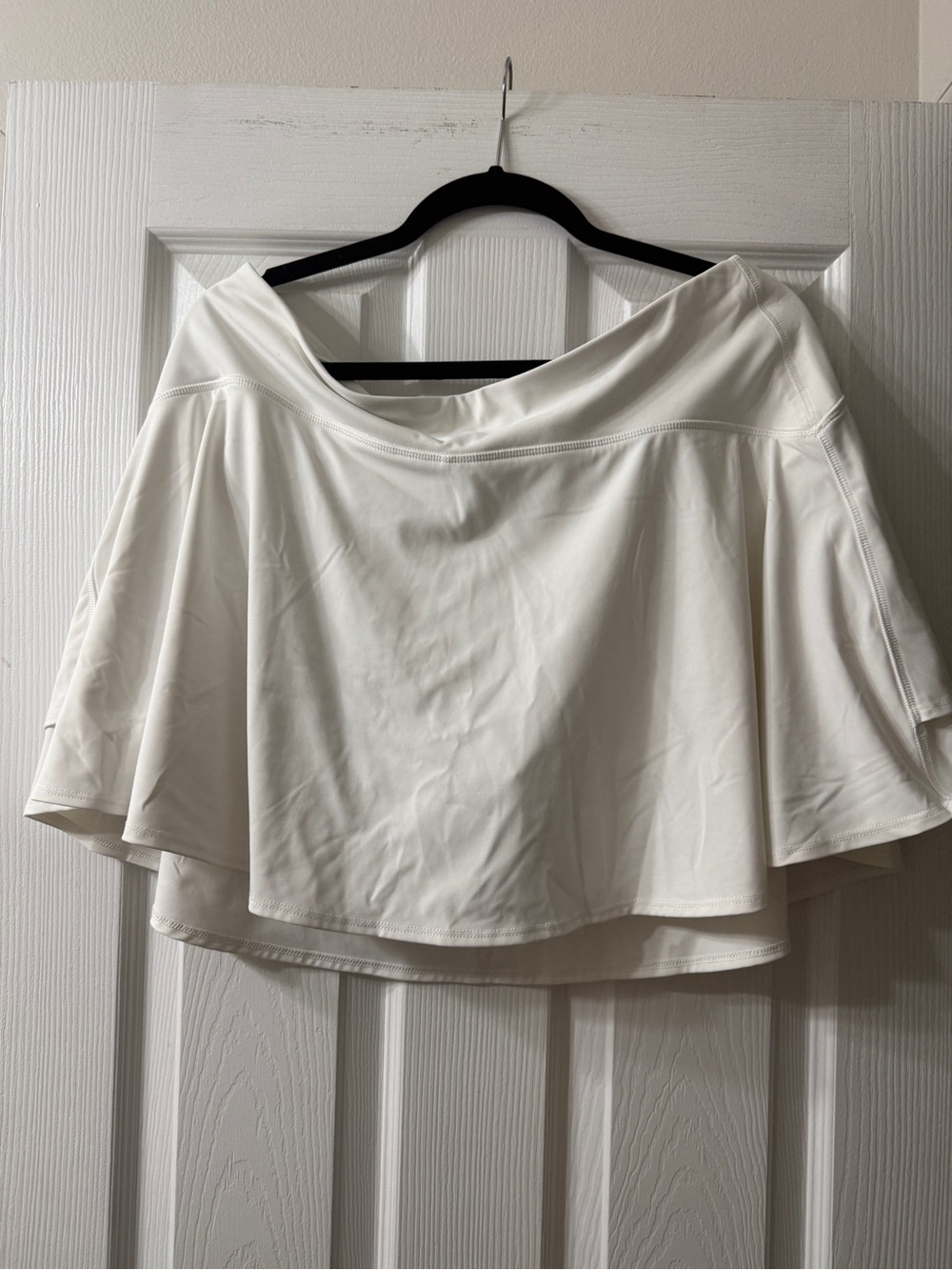 Old Navy White Flared Skirt